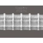 Bordűrös ekrü színű fényáteresztő függöny azsúrmintával