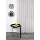 Világos szürke voile fényáteresztő függöny