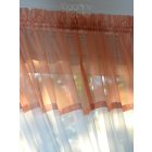 Fehér és barack színű fényáteresztő függöny