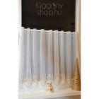 Karácsonyi vitrázs függöny arany harangokkal