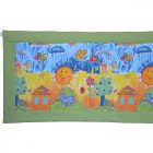  Falvédő gyerekszobába színes rajzos mintával,  Zinkatextil falvédő