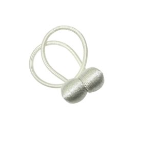 Mágneses függönyelkötő, fehér