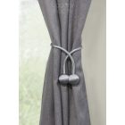 Mágneses függönyelkötő, fekete