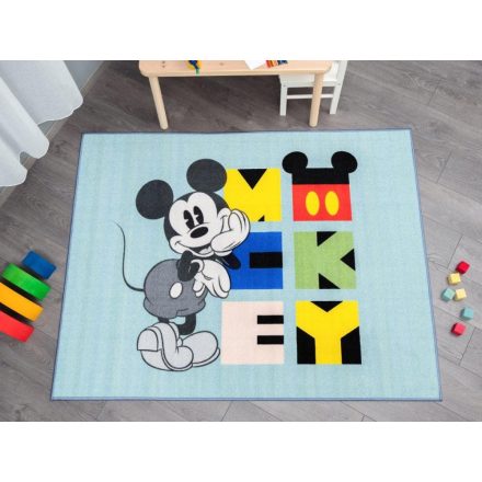 Mickey egér kék gyerekszőnyeg 130 x 170 cm