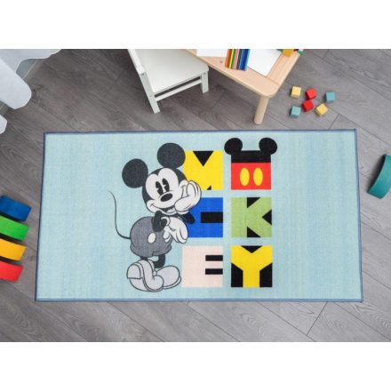 Mickey egér kék gyerekszőnyeg 80 x 150 cm