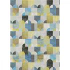 Tapéta panel geometrikus mintával, Khroma Aquila Arc Lime DGILA2011-2012