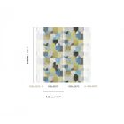 Tapéta panel geometrikus mintával, Khroma Aquila Arc Lime DGILA2011-2012