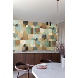  Tapéta panel geometrikus mintával, Khroma Aquila Arc Oasis DGILA2021-2022