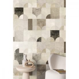   Tapéta panel geometrikus mintával, Khroma Aquila Arc Desert DGILA2031-2032