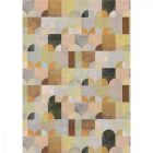Tapéta panel geometrikus mintával, Khroma Aquila Arc Peach DGILA2041-2042