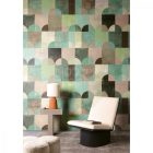 Tapéta panel geometrikus mintával, Khroma Aquila Ivy Oasis DGILA2051-2052