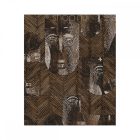 Maszk mintás barna fekete design tapéta, Khroma Tribute Mask Bamboo 305