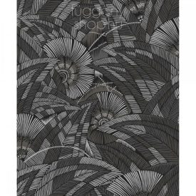   Stilizált dzsungel mintás design tapéta, Khroma Tribute Bali Night 403