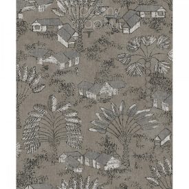   Afrikai falu mintás design tapéta, Khroma Tribute Louam Cinder 601